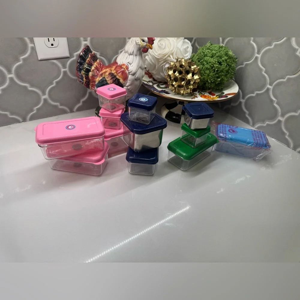 Pottery Barn kids Tupperware containers
